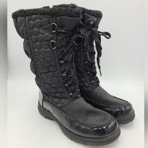 Totes Kelly boots Youth  girls 3 kids black outdoor snow school winter boots